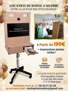 borne à selfie Marcigny, borne à selfie Paray le Monial